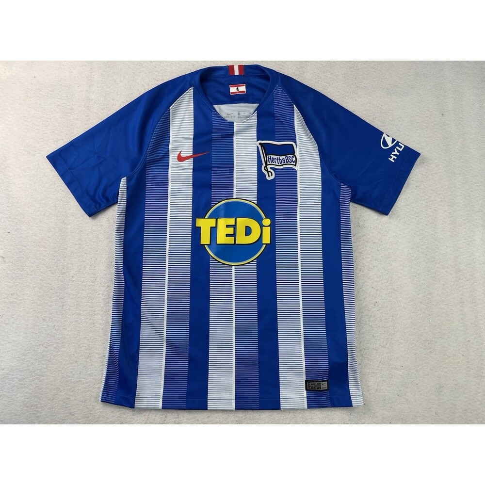 Nike Men’s Medium BSC Hertha Berlin 2018-2019 Home Football Soccer Jersey